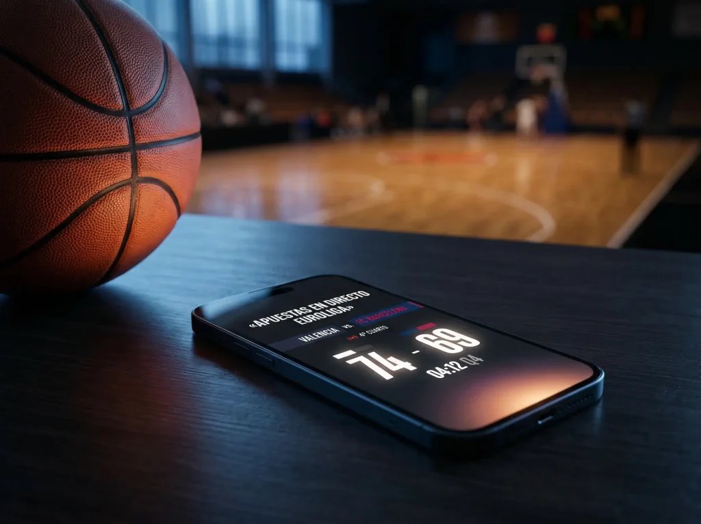Apuestas en directo en la Euroliga de baloncesto